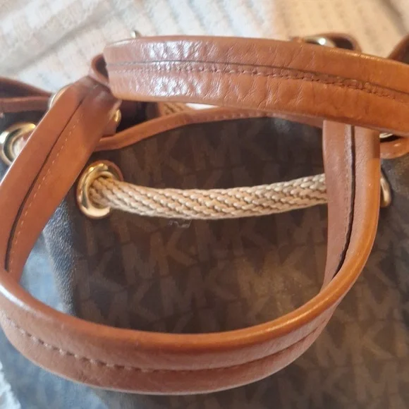 Michael Kors Brown and Tan Shoulder Bag - Picture 5 of 16